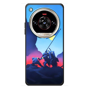 Чехол с украинским воином на ZTE Nubia Focus 2 Ultra (Украинский прапор)
