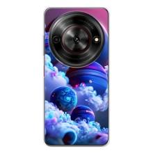 Чехлы КОСМОС для ZTE Nubia Focus 5G – Синие планеты
