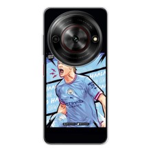Чехлы с футболистом Ерлинг Холанд для ZTE Nubia Focus 5G (AlphaPrint) (гол Эрлинг Холланд)