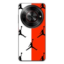 Чехлы для ZTE Nubia Focus 5G - с картинкой JORDAN (AlphaPrint) (Лого Джордан)