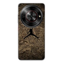 Чехлы для ZTE Nubia Focus 5G - с картинкой JORDAN (AlphaPrint) (Logo Jordan)
