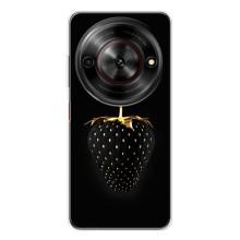 Чехол с изображением  вкусной еды для ZTE Nubia Focus 5G – Чёрная клубника