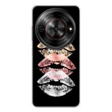 Чехол Стильные девушки на ZTE Nubia Focus 5G – Губы