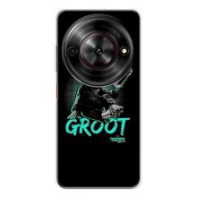 Чехол Супергерои Марвел на Нубия Фокус 5Джи (Groot)