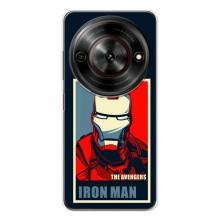 Чехол Супергерой Железный человек на ZTE Nubia Focus 5G – Art Iron man