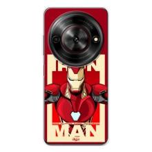 Чехол Супергерой Железный человек на ZTE Nubia Focus 5G – Iron man