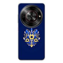 Чехол Укр Символика для ZTE Nubia Focus 5G – Цветущий Герб