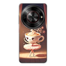 Чехол с мемом Тралалело тралала на ZTE Nubia Focus 5G (Балерина капучина)