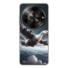 Чехол с мемом Тралалело тралала на ZTE Nubia Focus 5G (Бомбардини гусини)