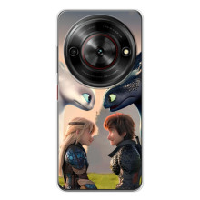 Чехол как приручить дракона на ZTE Nubia Focus 5G – Гикавка и Астрид