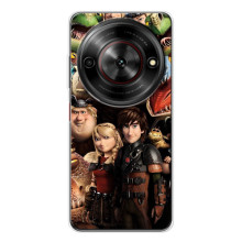 Чехол как приручить дракона на ZTE Nubia Focus 5G – Персонажи дракона