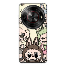 Чохол з Лабубу на ZTE Nubia Focus 5G – Колаж Лабубу