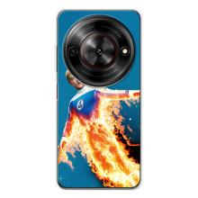 Чохол з принтом Фантастична четвірка для ZTE Nubia Focus 5G – Людина-факел