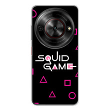 Чехол Гра в кальмара для ZTE Nubia Focus 5G – Логотип игры кальмара