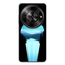 Летний Чехол на ZTE Nubia Focus 5G – Синий Водопад