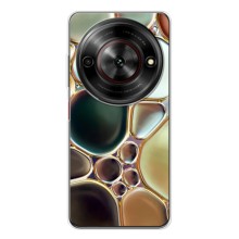 Мраморный чехол на ZTE Nubia Focus 5G (VPrint) (Радужный Мрамор)