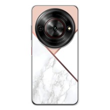 Мраморный чехол на ZTE Nubia Focus 5G (VPrint) (Тройной мрамор)