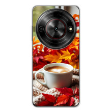 Чохол з унікальним дизайном 'Осінь з кавою' для ZTE Nubia Focus 5G