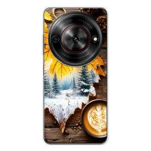 Чохол з унікальним дизайном 'Осінь з кавою' для ZTE Nubia Focus 5G – Осінньо-зимове кава