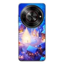 Рождественские Чехлы для ZTE Nubia Focus 5G (VPrint) (Рождественский город)