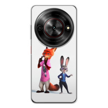 Силіконовий чохол з принтом Зоотрополіс для ZTE Nubia Focus 5G – Джуді і Нік