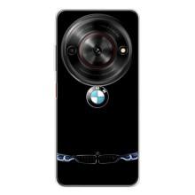 Силиконовый бампер с картинкой машины на ZTE Nubia Focus 5G – Черный BMW