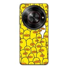 Силіконовий бампер з картинкою звірів для ZTE Nubia Focus 5G (Особливий)