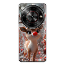 Яскравий чохол для ZTE Nubia Focus 5G з Зимові Оленята
