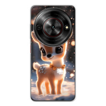 Яскравий чохол для ZTE Nubia Focus 5G з Зимові Оленята – Оленятко