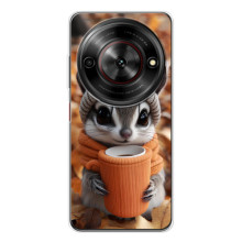 Друкований чохол 'Звірята з кавою' для ZTE Nubia Focus 5G