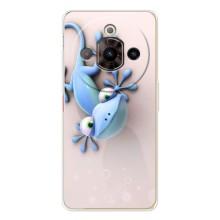 Чехлы с изображением разных животных для ZTE Nubia Focus Pro (Геккон)