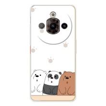 Чехлы с изображением разных животных для ZTE Nubia Focus Pro (Удивленные медвеженки)