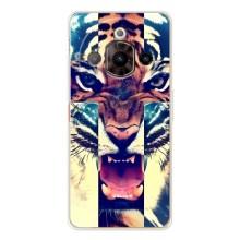 Чехлы с изображением разных животных для ZTE Nubia Focus Pro (Яркий Тигр)