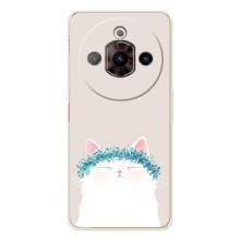 Чехол на тематику: Коты для ZTE Nubia Focus Pro (Белый котик)