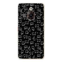 Чехол на тематику: Коты для ZTE Nubia Focus Pro (Котики на черном)