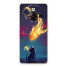 Чехол на тематику: Коты для ZTE Nubia Focus Pro (Встреча)