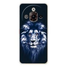 Чехол с картинкой на ZTE Nubia Focus Pro – Лев - синий