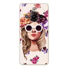 Чехол с картинкой Модные Девчонки ZTE Nubia Focus Pro – Девушка в очках