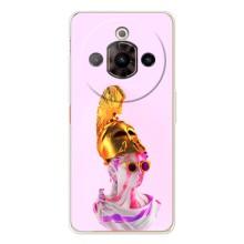 Чехол с Прикольным принтом на ZTE Nubia Focus Pro – АРТ Статуя