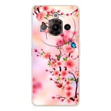 Чохол з картинкою Сакури на ZTE Nubia Focus Pro – Метелики на сакурі
