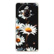 Чехол с ромашками на ZTE Nubia Focus Pro – Белые ромашки