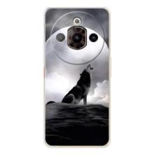 Чехол с Волком на ZTE Nubia Focus Pro – Волк и луна