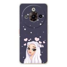 Чохол Стильні дівчата на ZTE Nubia Focus Pro – Дівчина та серця