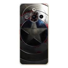 Чехол с Щитом Капитана Америки на ZTE Nubia Focus Pro – Ретро Щит Капитана