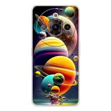 Чехол (ТПУ) с планетами на ZTE Nubia Focus Pro – Солнечна система