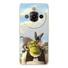 Чохол з мультфільмом Шрек на ZTE Nubia Focus Pro – Шрек і осел