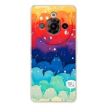 Силиконовый чехол с котиком для ZTE Nubia Focus Pro – Mew