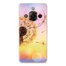 Силиконовый Чехол с одуванчиками на ZTE Nubia Focus Pro – Цветок-одуванчик