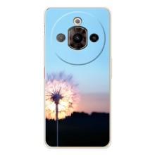 Силиконовый Чехол с одуванчиками на ZTE Nubia Focus Pro – Закат с одуванчиком