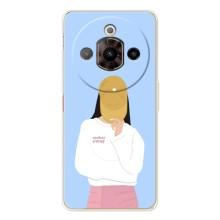 Силиконовый Чехол на ZTE Nubia Focus Pro с картинкой Стильных Девушек – Желтая кепка